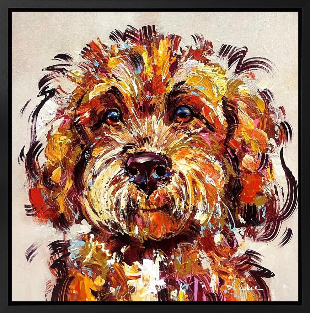 Anna Cher - 'Teddy' - Framed Original Artwork