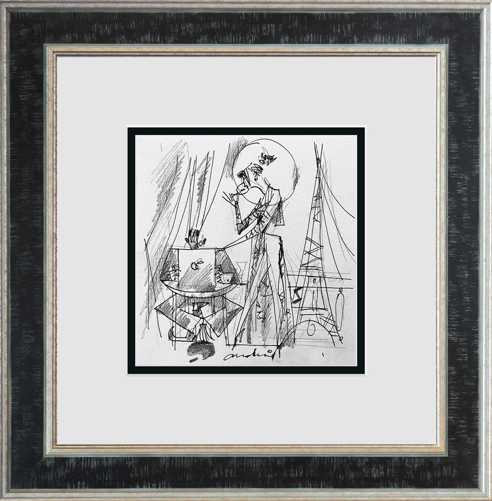 Andrei Protsouk - 'Temptation - Study' - Framed Original Art