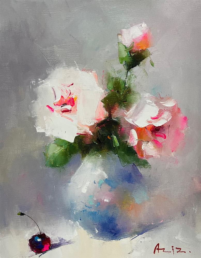 Aziz - 'Tender Shades Of Spring' - Framed Original Artwork