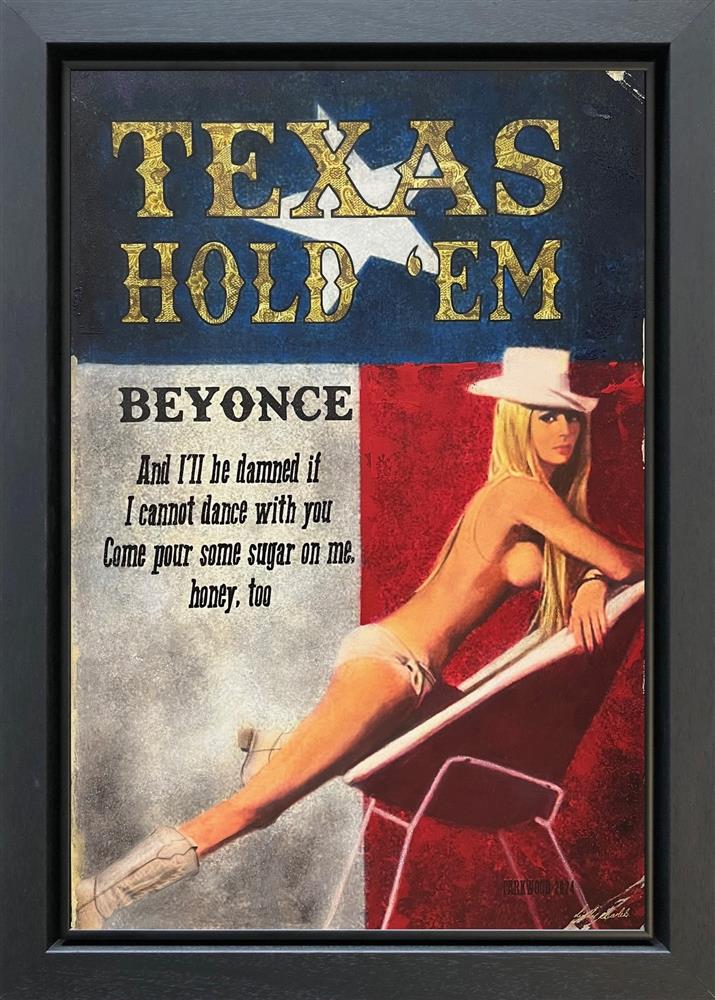 Linda Charles - 'Texas Hold 'Em' - Framed Original Artwork