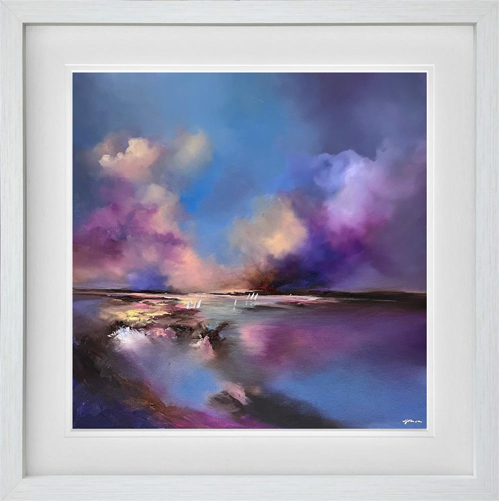 Alison Johnson - 'The After Glow I' - Framed Original Artwork