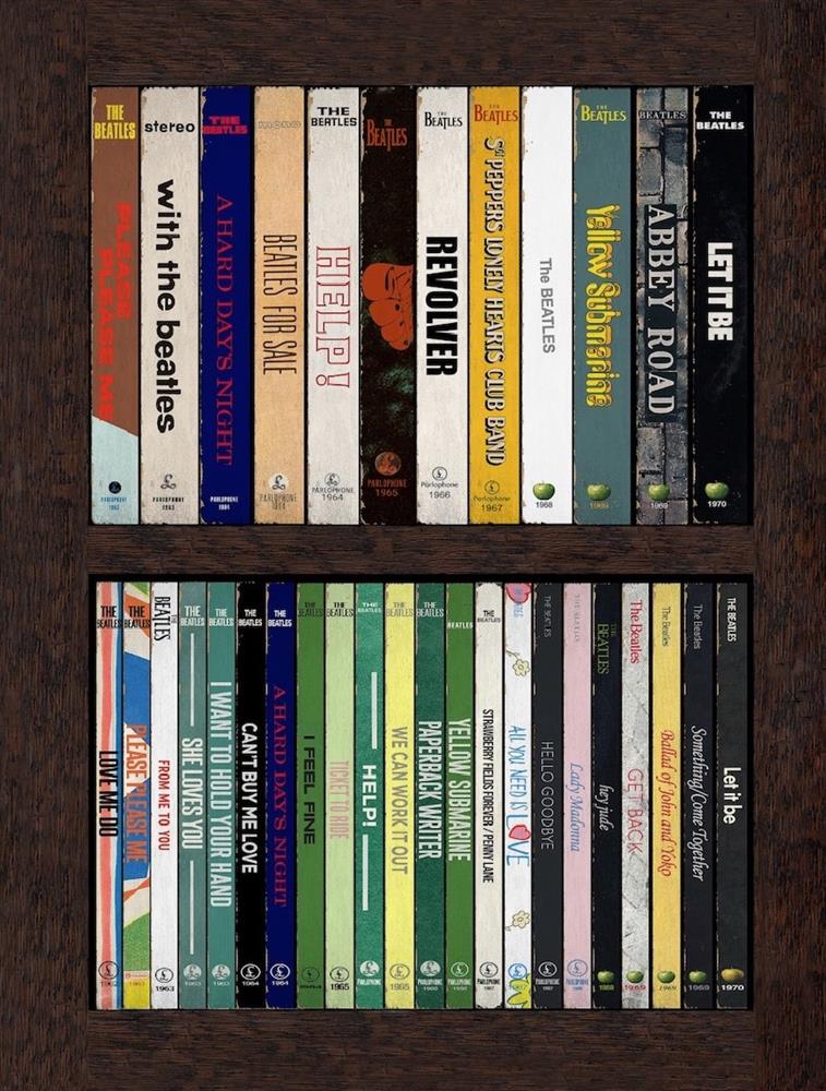 Linda Charles - 'The Beatles - ReBooked' - Framed Original Artwork