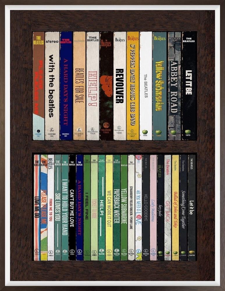 Linda Charles - 'The Beatles - ReBooked' - Framed Original Artwork