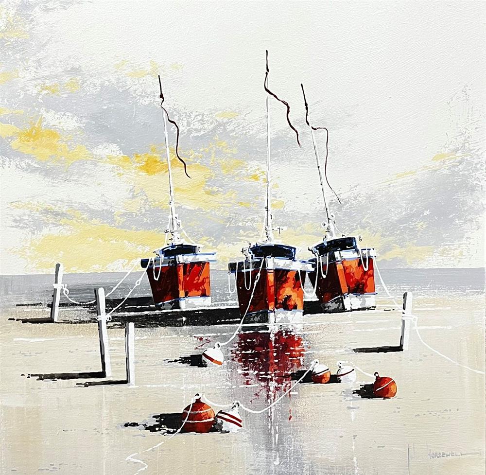 John Horsewell - 'The Beautiful Trio' - Framed Original Artwork