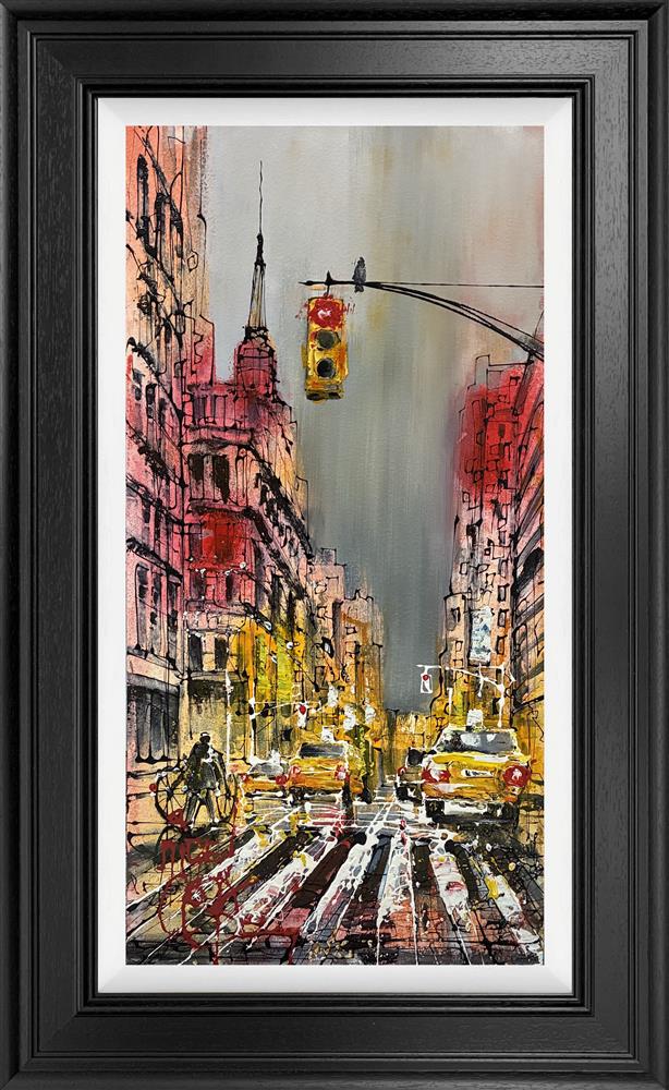Nigel Cooke - 'The Big Lights Of New York' - Framed Original Artwork