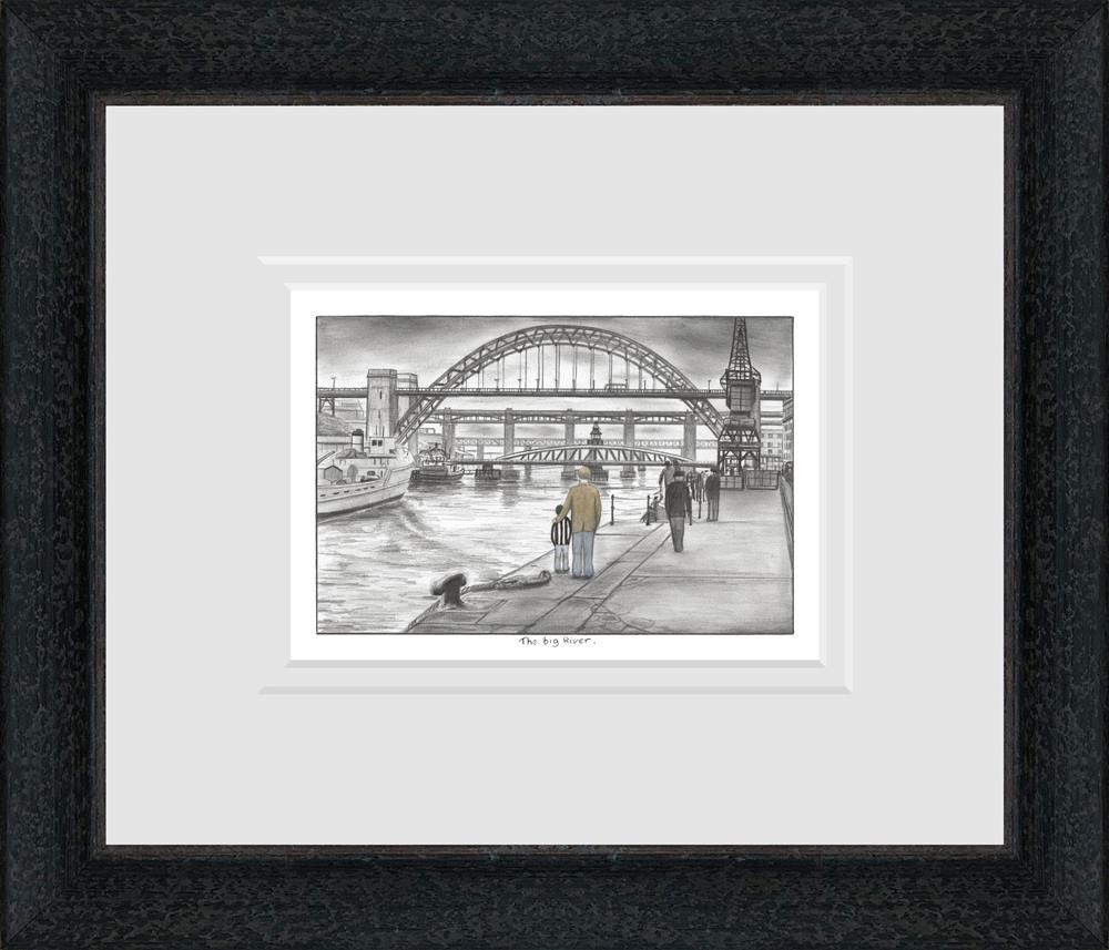 Leigh Lambert - 'The Big River' - Sketch' - Framed Limited Edition