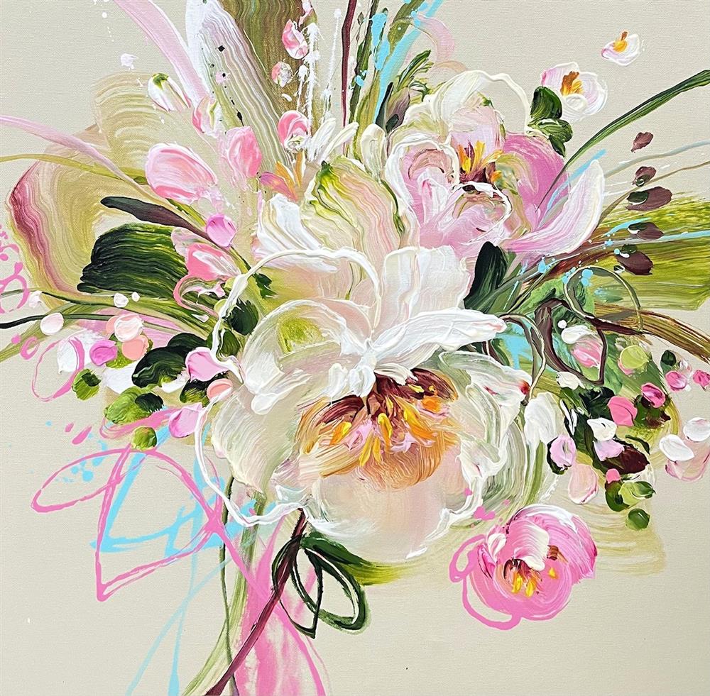 Anna Cher - 'The Bloom Within' - Framed Original Artwork