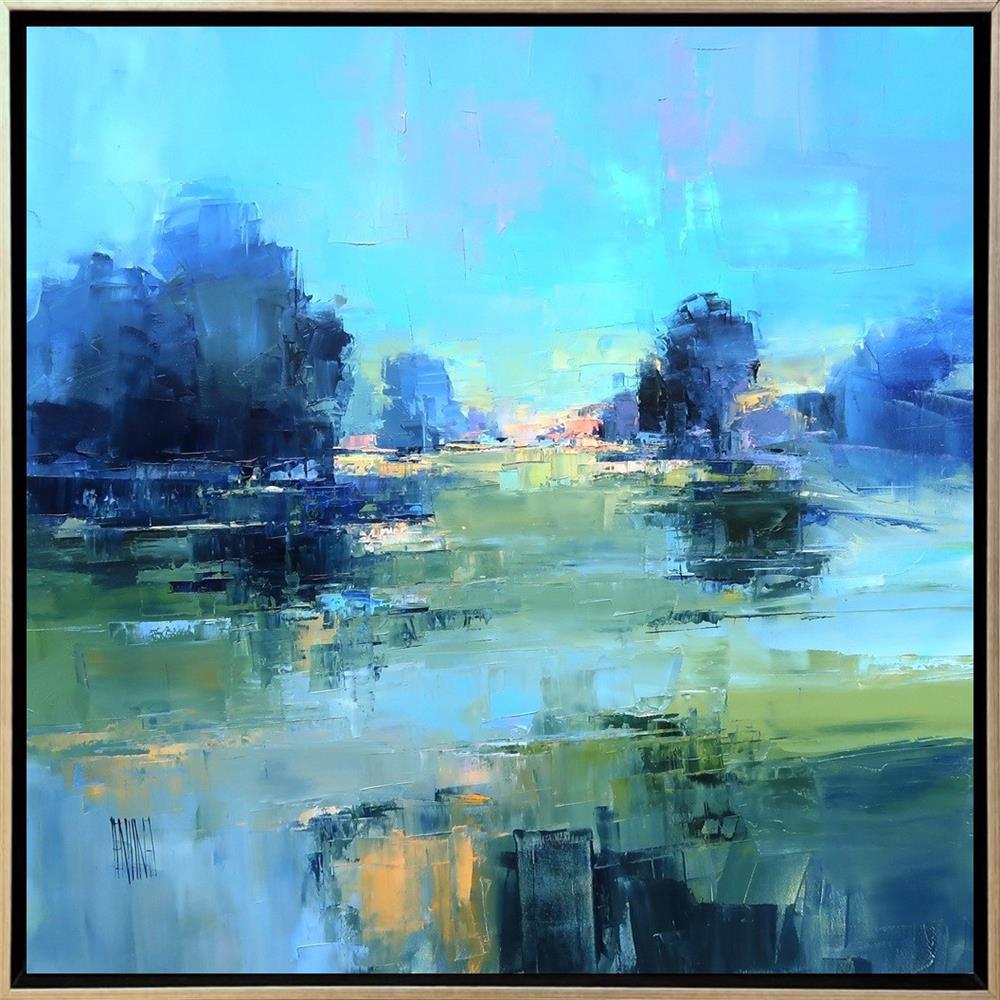 Hervé Lenouvel  'The Blue Shadows' - Framed Original Artwork