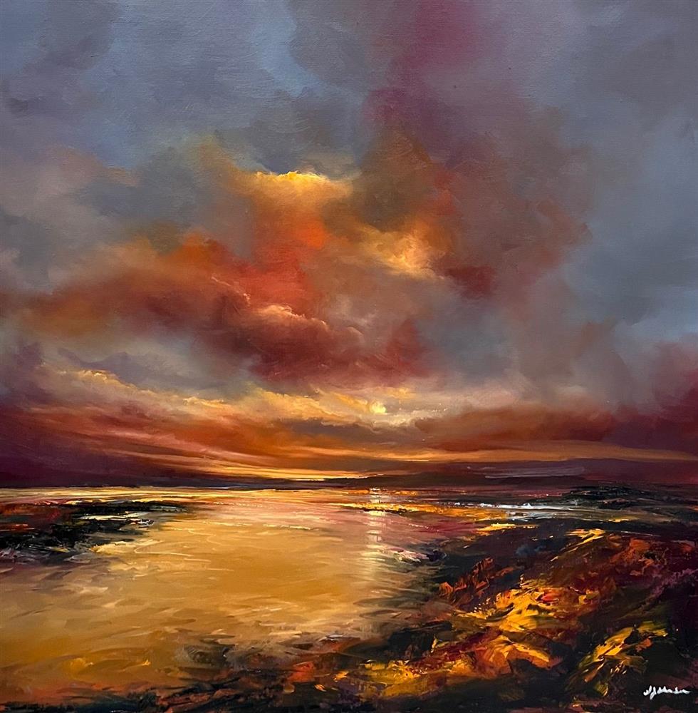 Alison Johnson - 'The Blush Of Dawn' - Framed Original Artwork