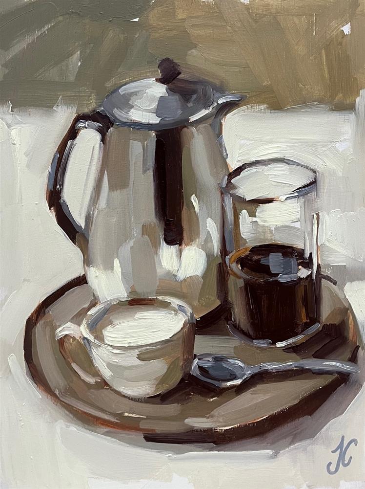 Joss Clapson -  'The Breakfast Club' - Framed Original Art