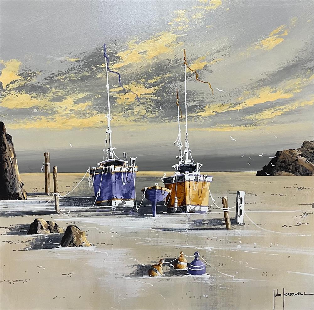 John Horsewell - 'The Calm Between Tides' - Framed Original Artwork