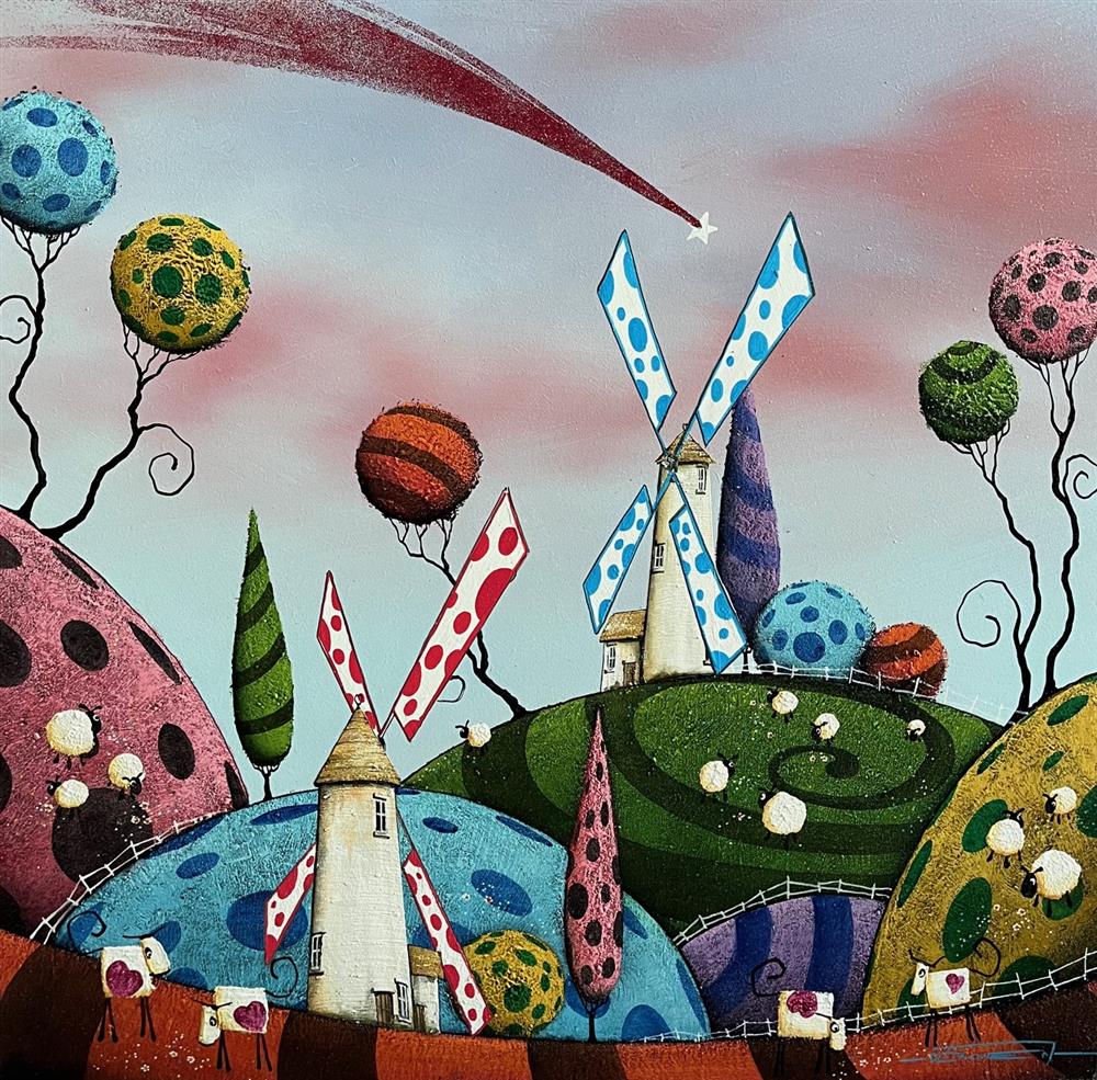 Dale Bowen -  'The Charming Land' - Framed Original Art