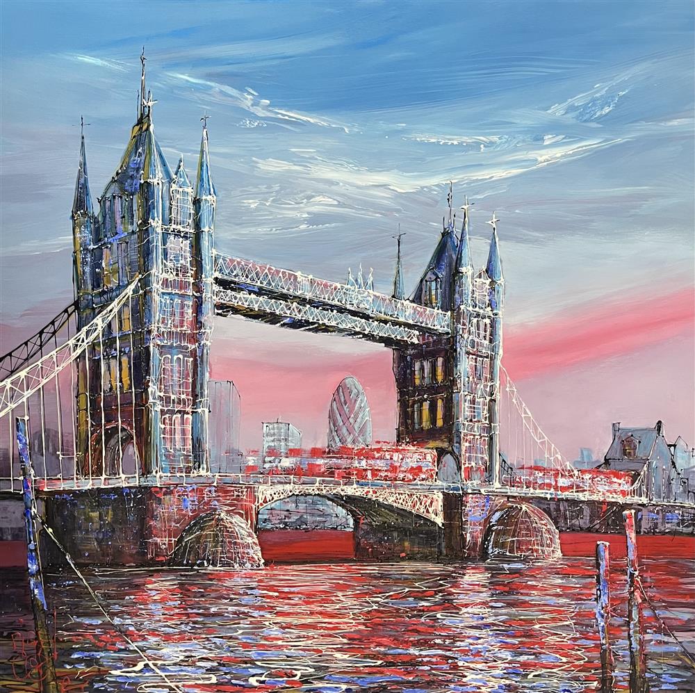 Nigel Cooke - 'The City Of London - Deluxe'  - Framed Limited Edition