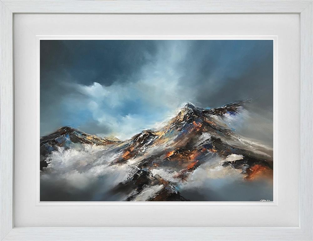Alison Johnson - 'The Climb I' - Framed Original Artwork