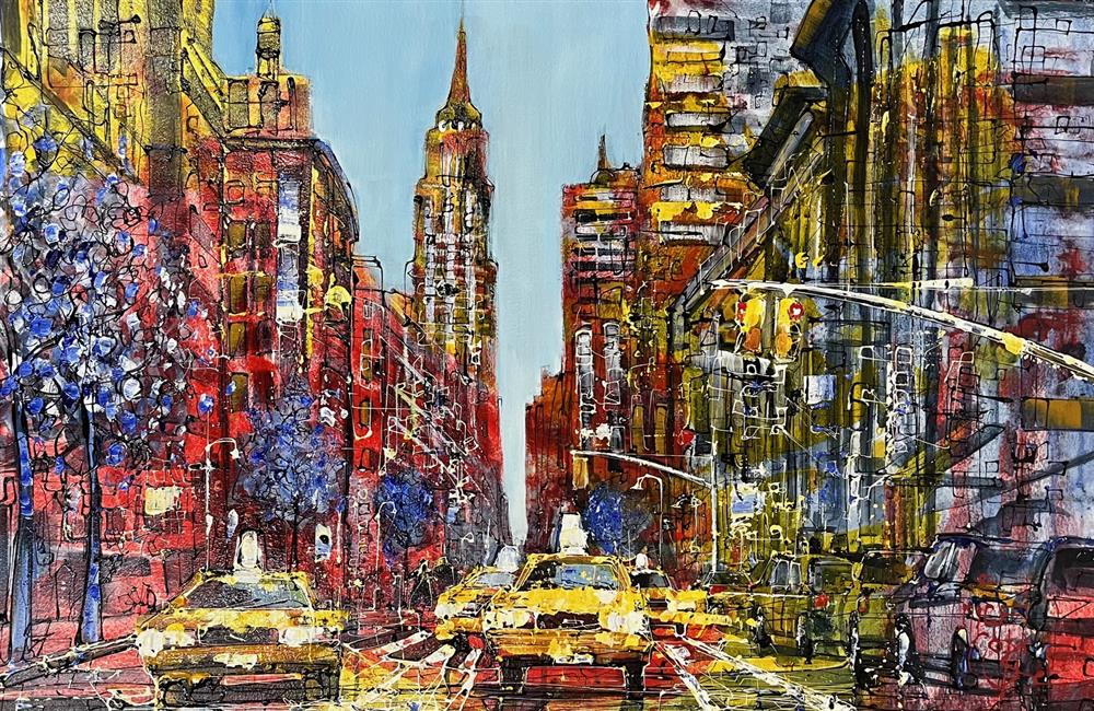 Nigel Cooke - 'The Colours Of New York' - Framed Original Artwork