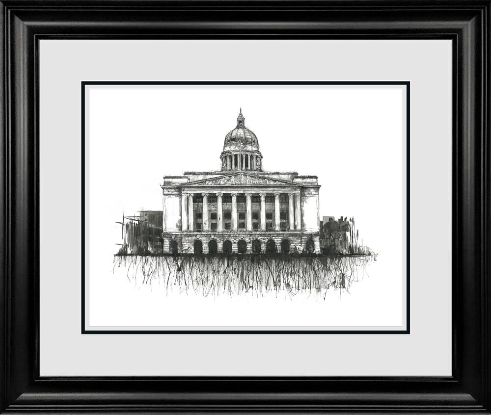 Scott Tetlow - 'The Council House' - Framed Original Artwork