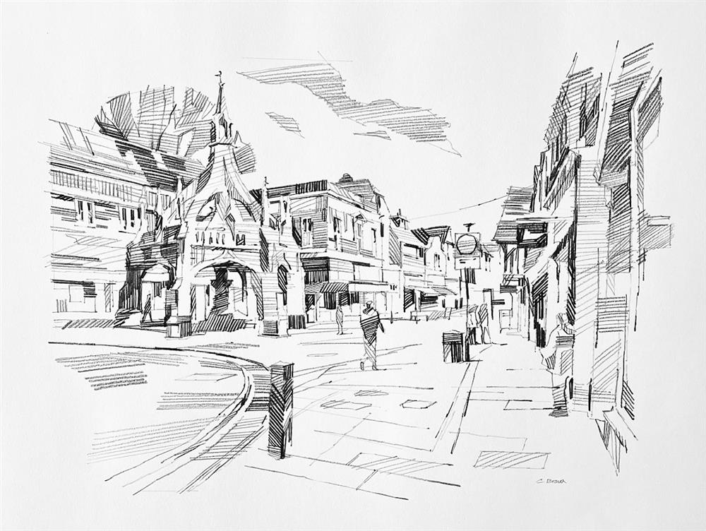 Colin Brown - 'The Cross - Study' - Framed Original Art