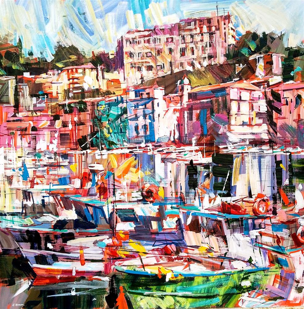 Colin Brown - 'The Curve Of The Coast' - Framed Original Art