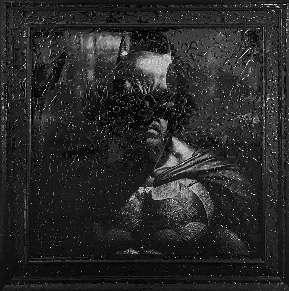 The Art Maverick - 'The Dark Knight - Deep Cast Liquid Glass' -  Framed Edition