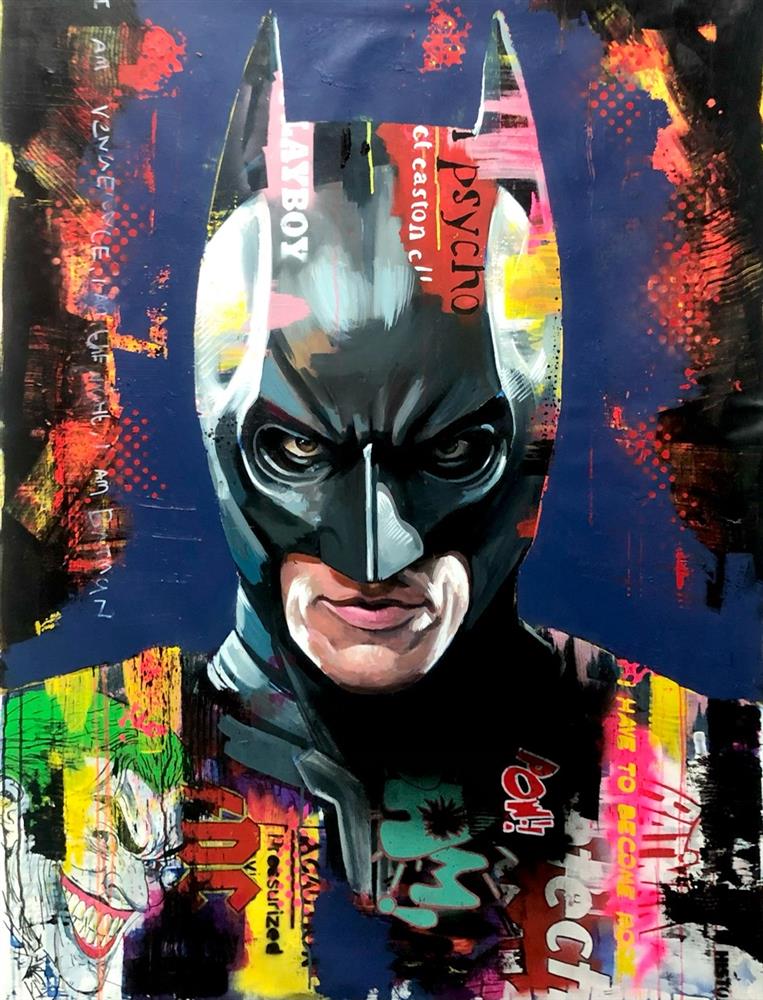 Zinsky - 'The Dark Night' - Framed Original Artwork