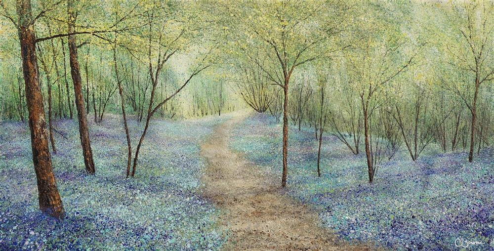 Chris Bourne - 'The Day Begins In Blue' - Framed Original Art