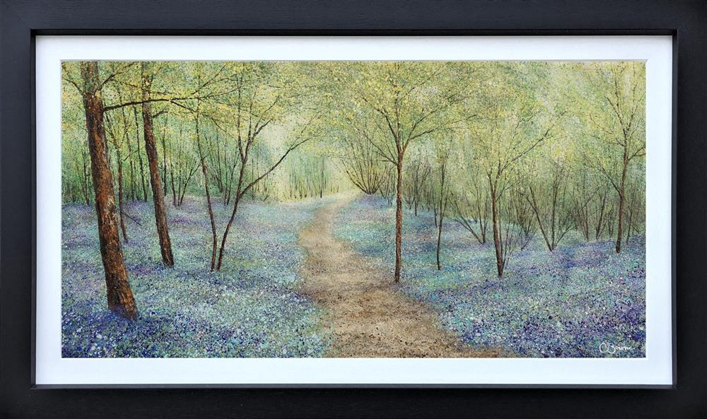 Chris Bourne - 'The Day Begins In Blue' - Framed Original Art