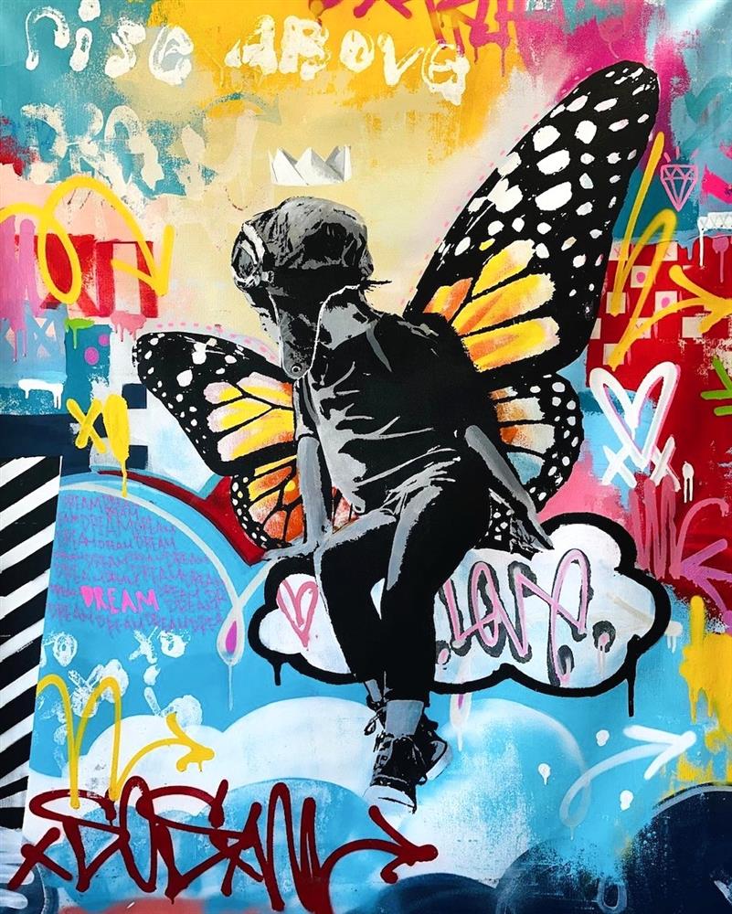 Bollee Patino - 'The Dreamer' - Framed Original Artwork