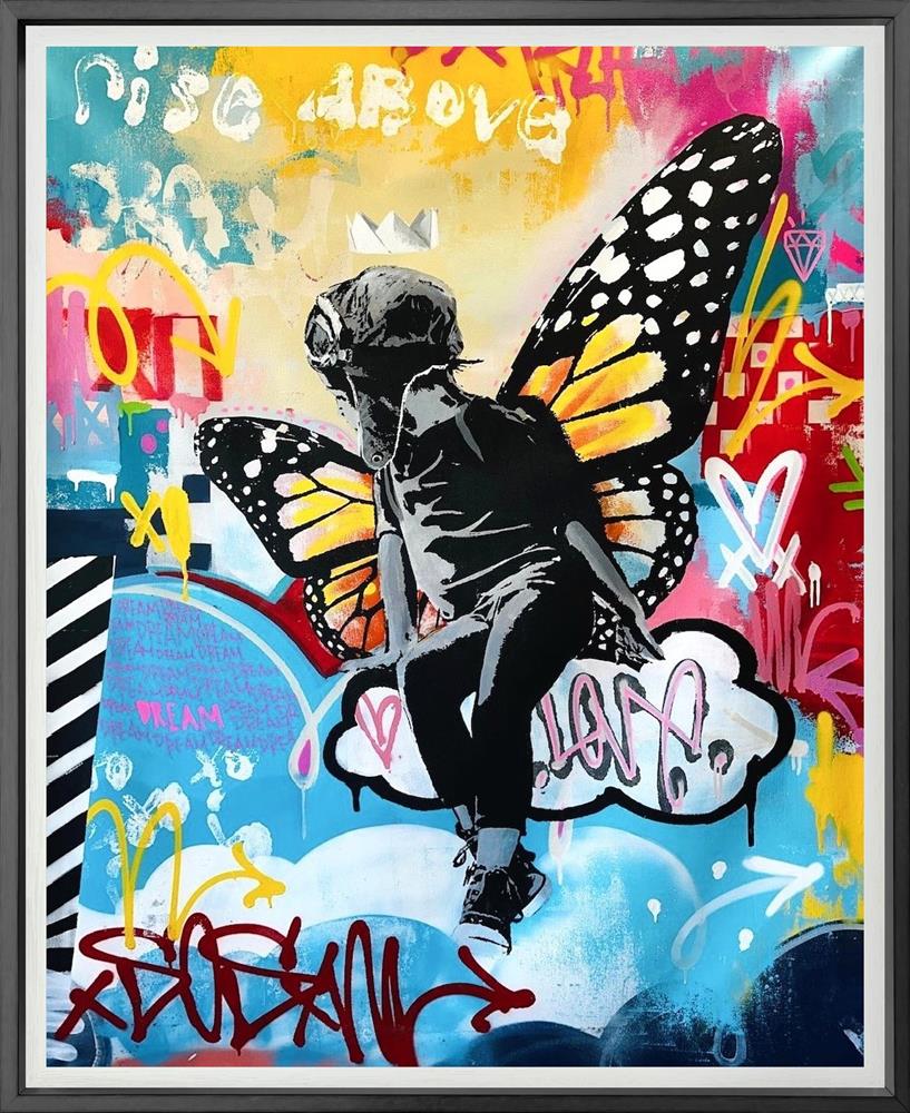 Bollee Patino - 'The Dreamer' - Framed Original Artwork