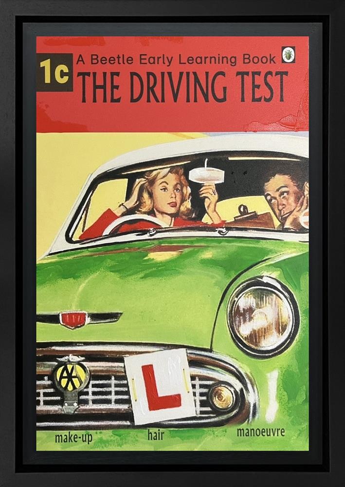 Linda Charles - 'The Driving Test' - The Beetle Early Learning Book - Framed Original Artwork