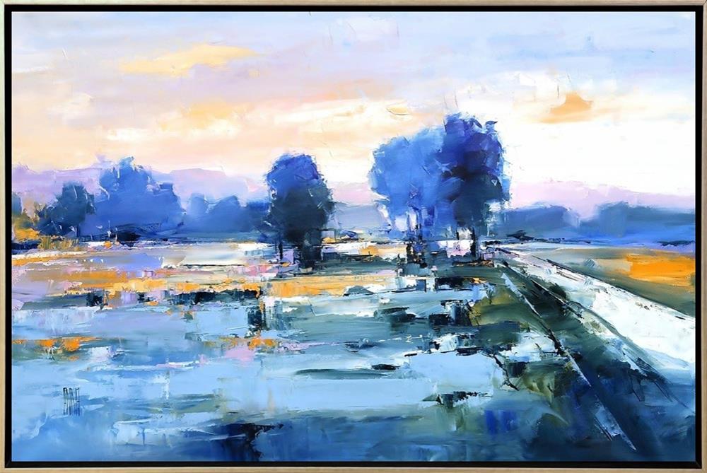 Hervé Lenouvel  'The Drowned Lands' - Framed Original Artwork