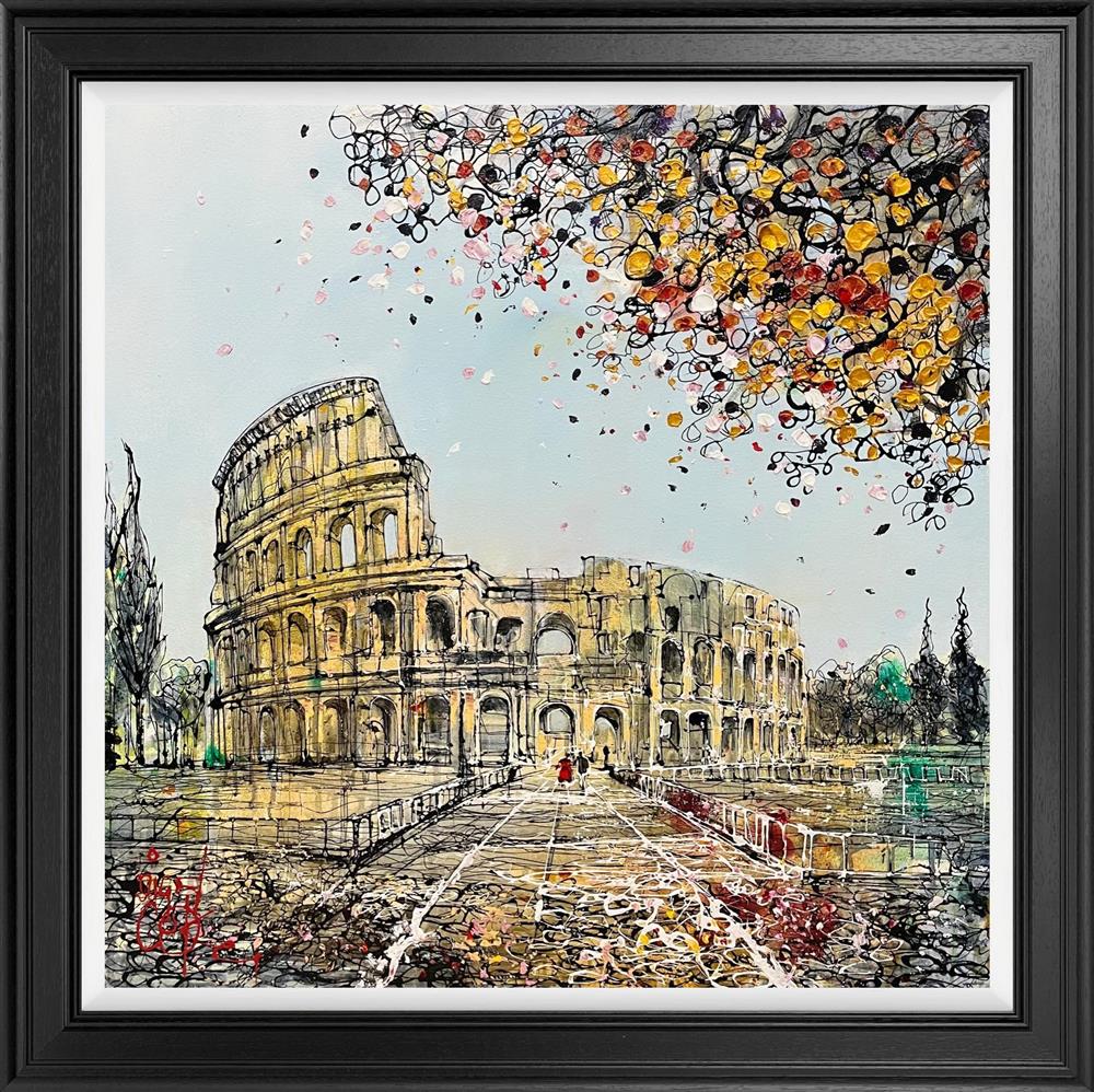 Nigel Cooke - 'The Echo Of Eternal Rome' - Framed Original Artwork