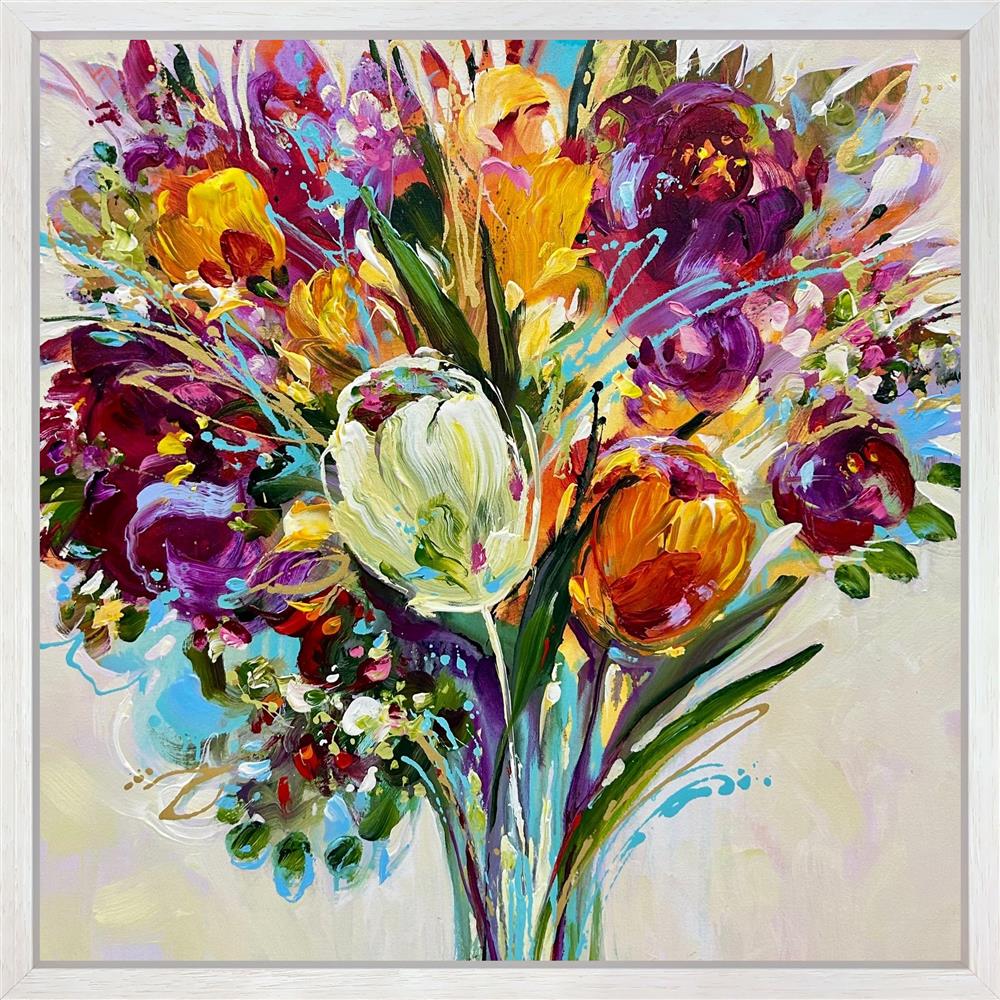 Anna Cher - 'The Ethereal Garden' - Framed Original Artwork