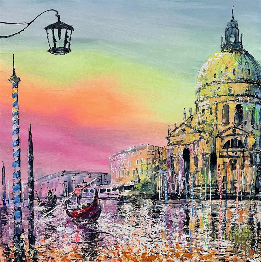 Nigel Cooke - 'The Evening Glows' - Framed Original Artwork