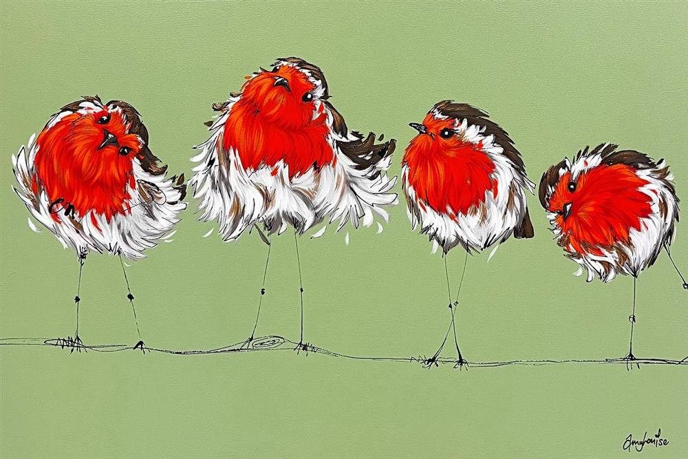 Amy Louise - 'The Fabulous Four' - Framed Original Artwork