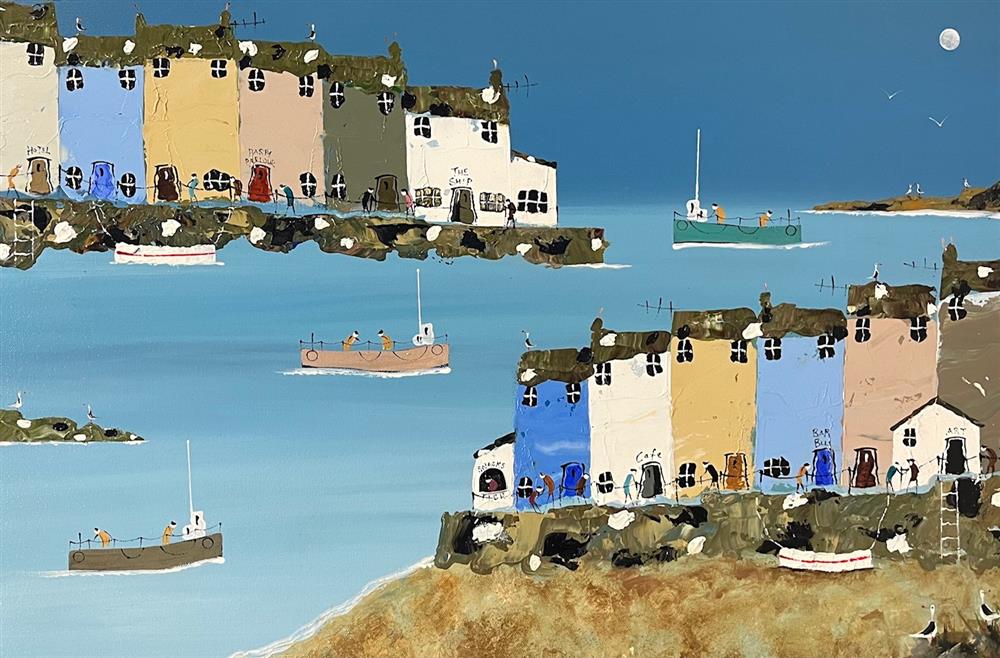 Lee McCarthy - 'The Fish Snack' - Framed Original Art