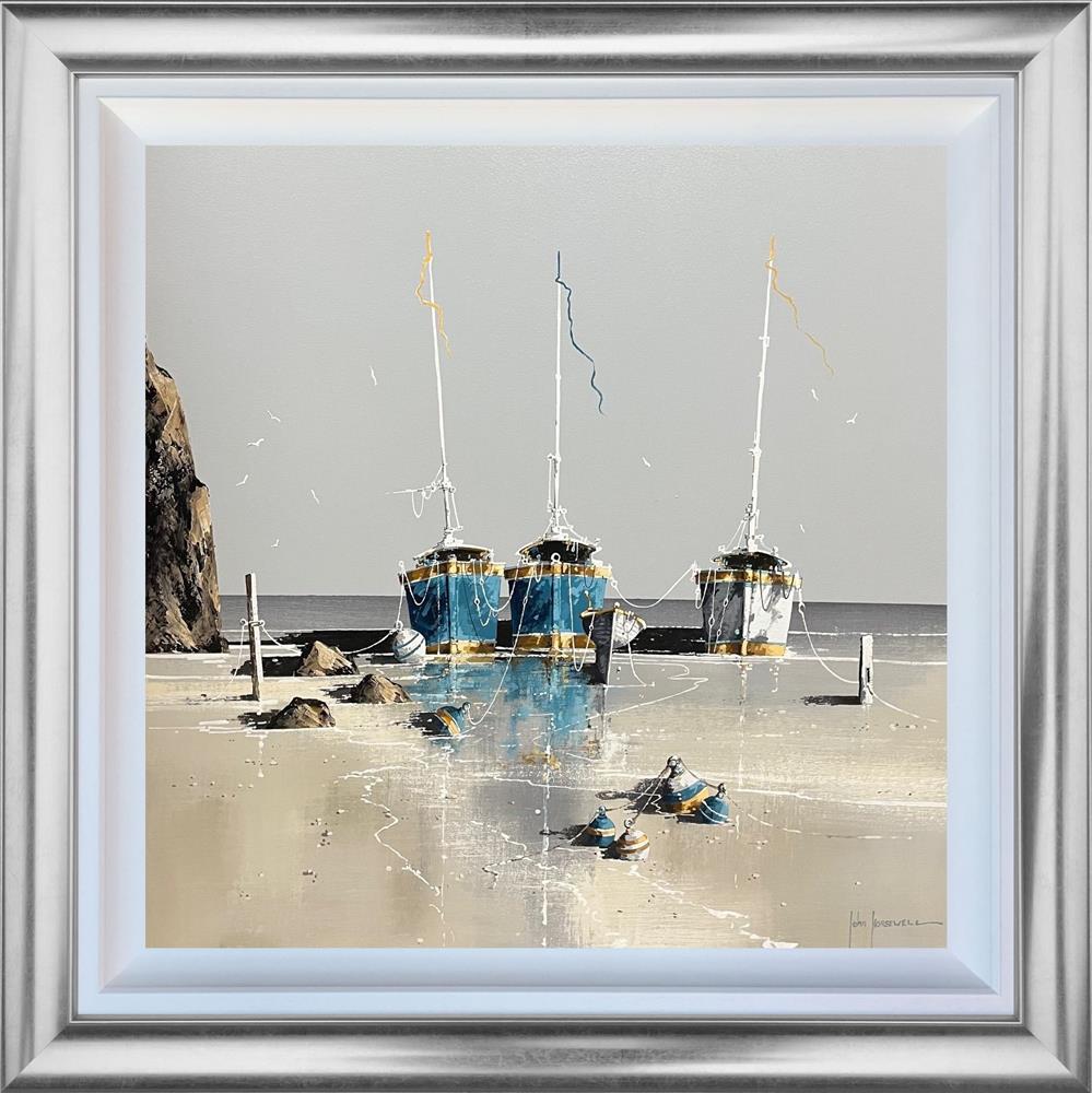 John Horsewell - 'The Fisherman's Pause' - Framed Original Artwork