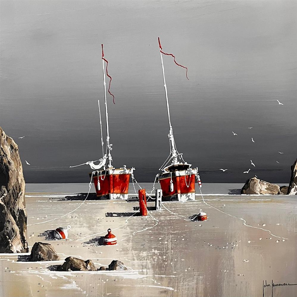 John Horsewell - 'The Fisherman's Return' - Framed Original Artwork