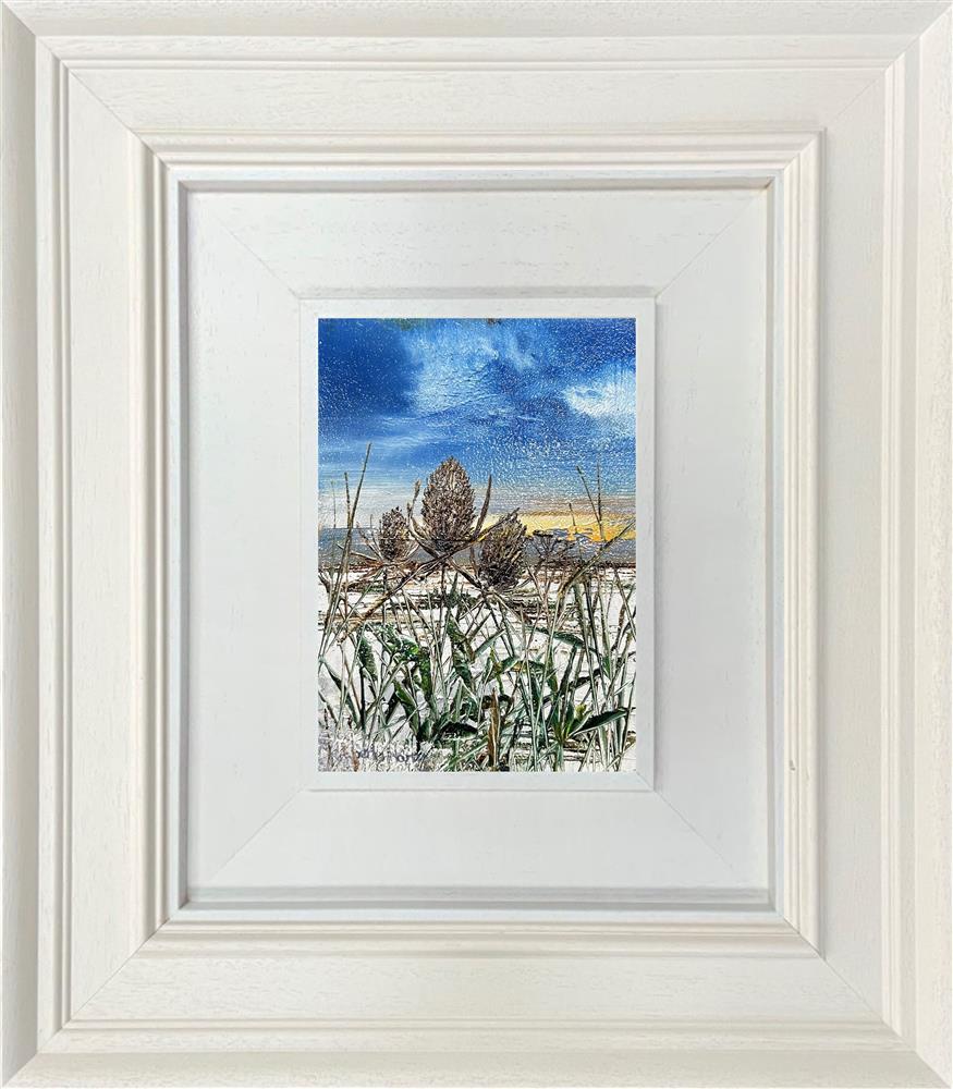 Kimberley Harris - 'The Frosted Field' - Miniature size - Framed Original Art