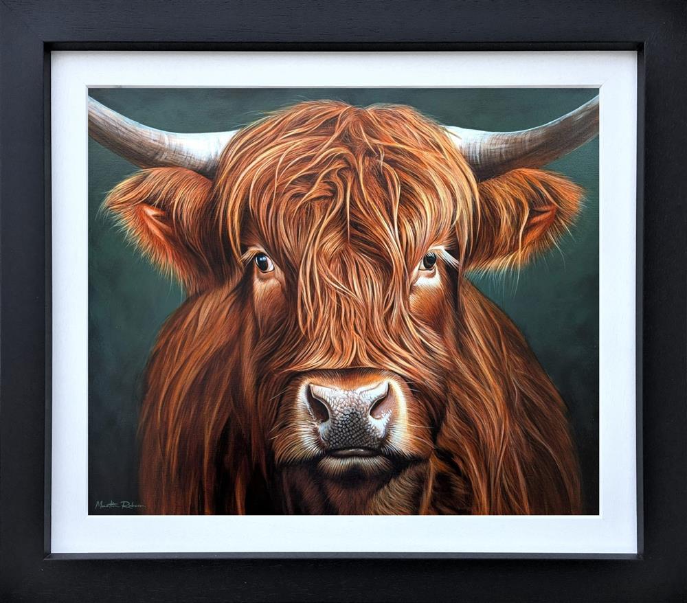 Martin Robson - 'The Gentle Highlander' - Framed Original Artwork