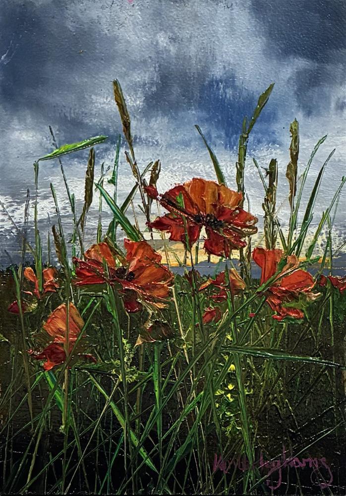 Kimberley Harris - 'The Gentle Presence Of Poppies' - Framed Original Artwork