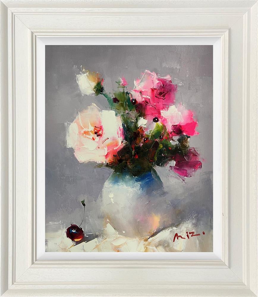 Aziz - 'The Gentle Rose' - Framed Original Artwork