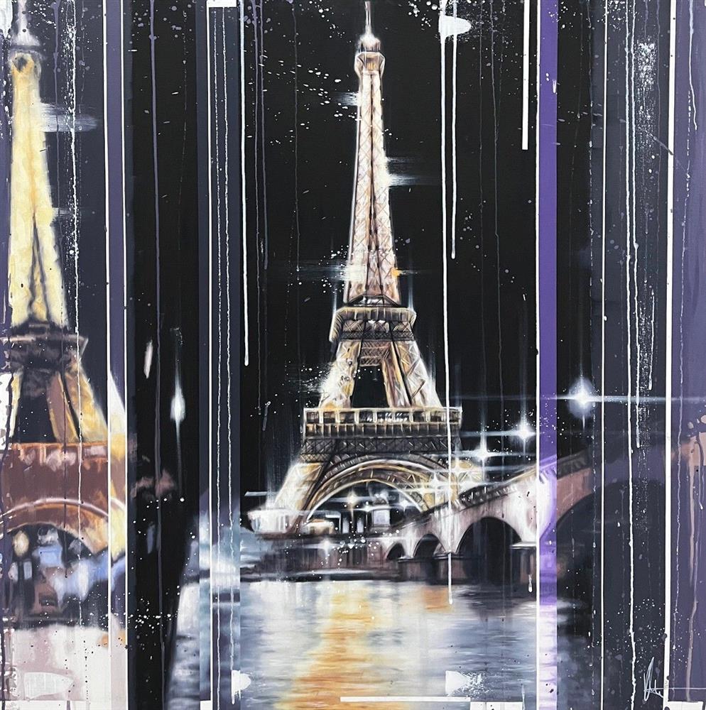 Kris Hardy - 'The Golden Glow Of Paris' - Framed Original Artwork