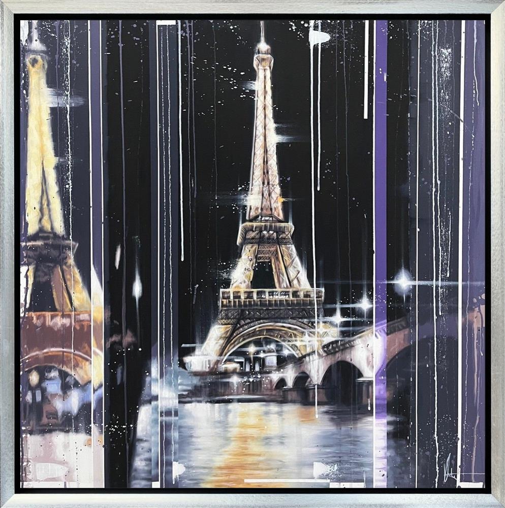 Kris Hardy - 'The Golden Glow Of Paris' - Framed Original Artwork