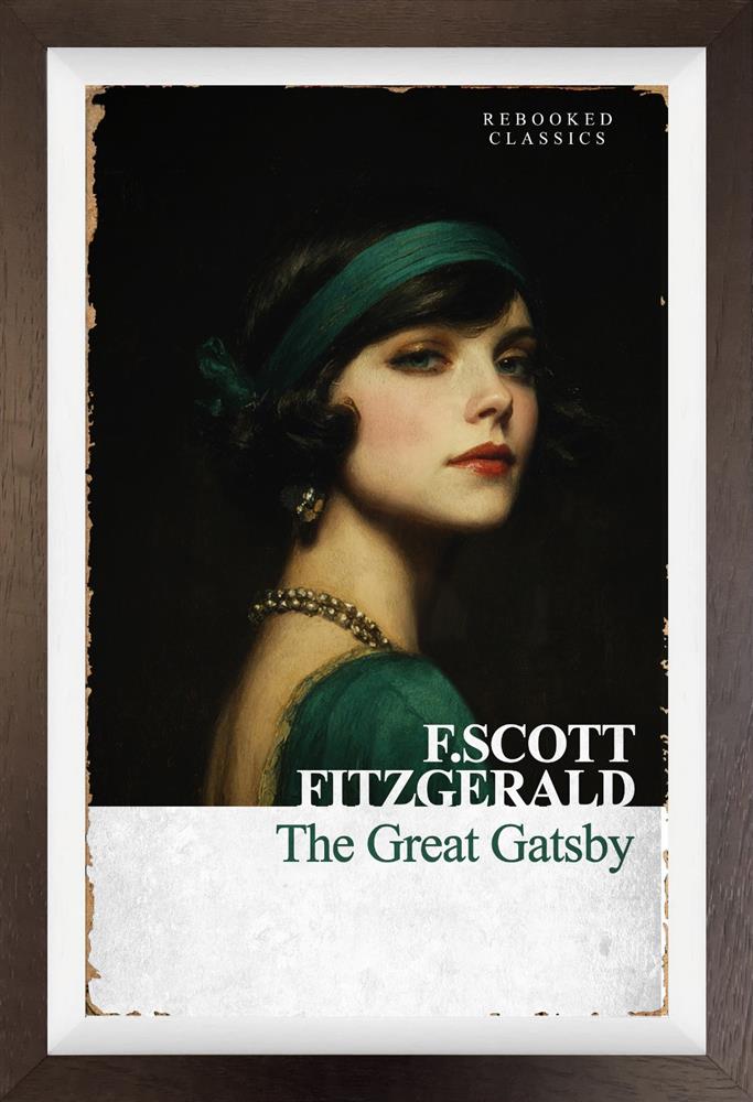 Linda Charles - 'The Great Gatsby - ReBooked' - Framed Original Artwork
