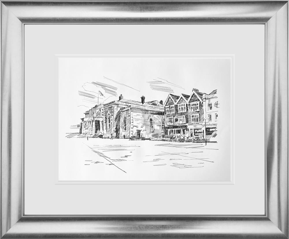 Colin Brown - 'The Guildhall - Study' - Framed Original Art