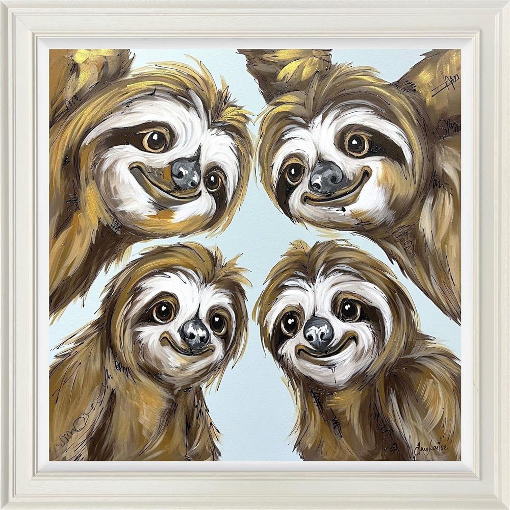 Amy Louise - 'The Hanging Family' - Framed Original Artwork