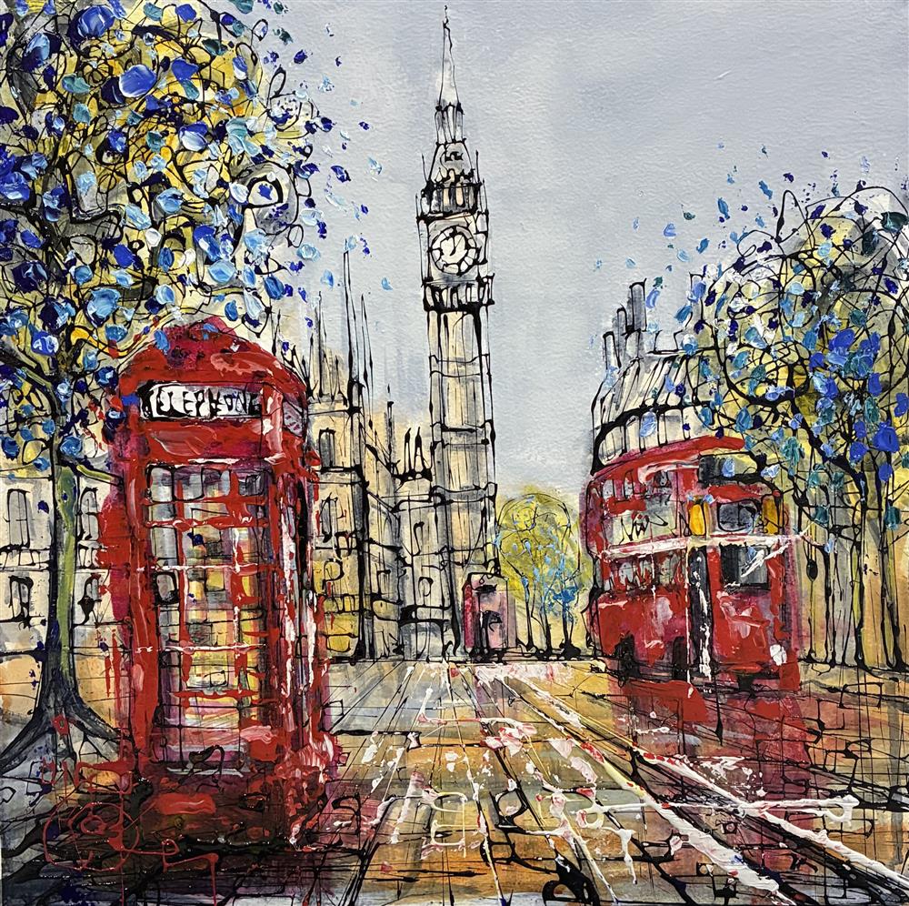 Nigel Cooke - 'The Heart Of The Borough' - Framed Original Artwork