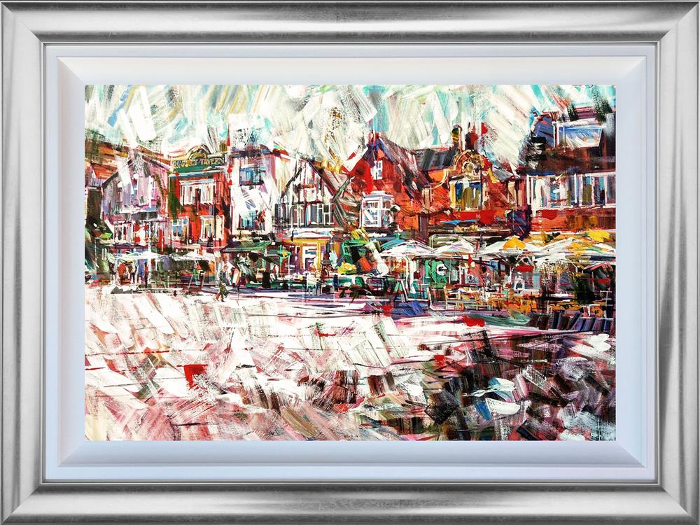 Colin Brown - 'The Heart Of The Square' - Framed Original Art