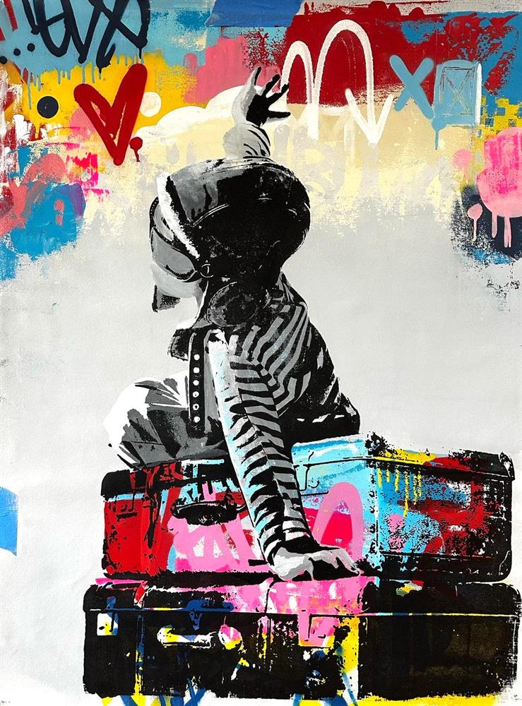 Bollee Patino - 'The High Life' - Framed Original Artwork