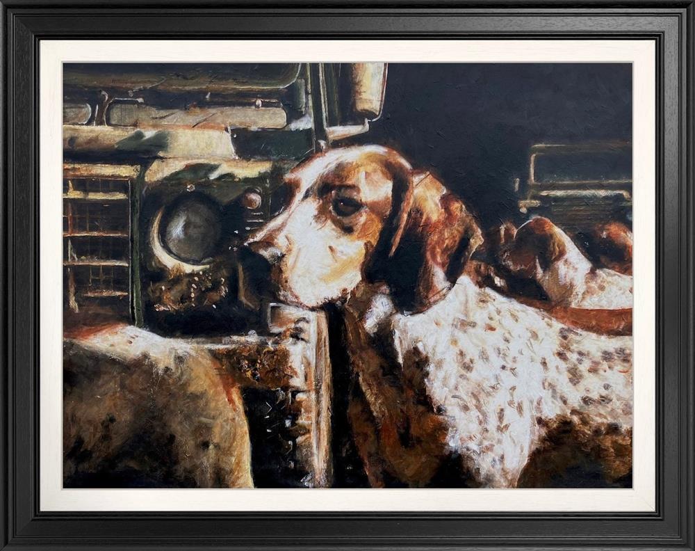 Linda Charles - 'The Hounds II' - Framed Original Artwork